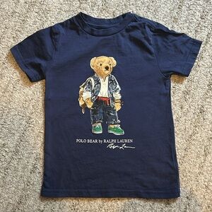 Polo Ralph Lauren Bear 🐻 Tee Shirt School Outfit LIGHTLY USED SIZE 5